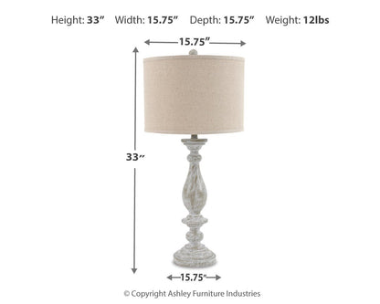 Ashley Express - Bernadate Poly Table Lamp (2/CN)