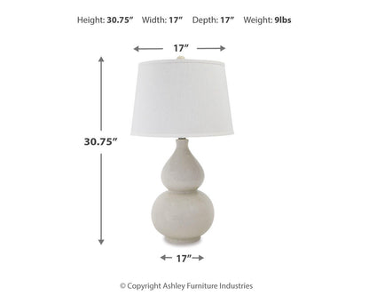 Ashley Express - Saffi Ceramic Table Lamp (1/CN)