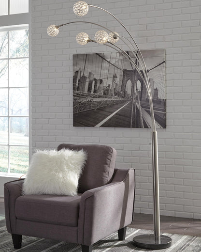 Ashley Express - Winter Metal Arc Lamp (1/CN)