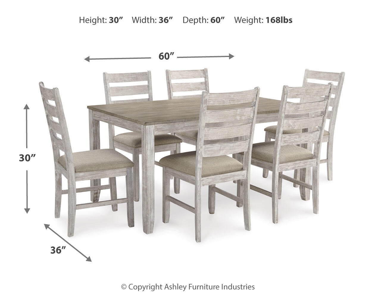 Skempton Dining Room Table Set (7/CN)