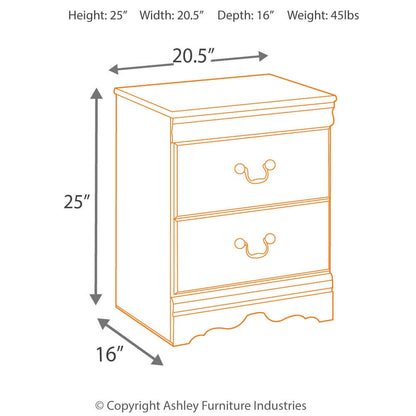 Ashley Express - Huey Vineyard Two Drawer Night Stand
