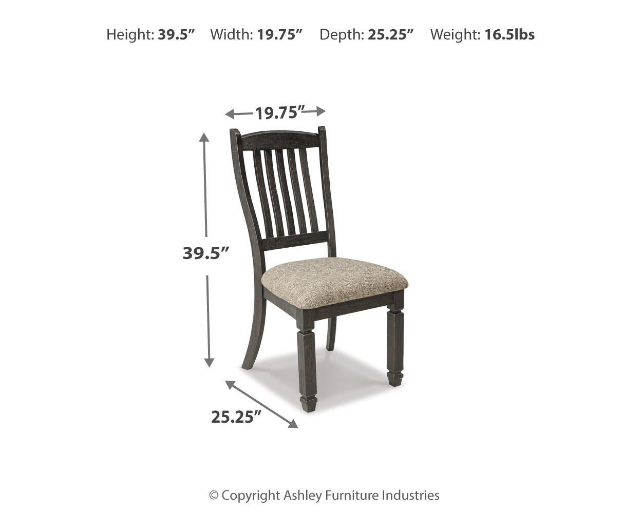 Ashley Express - Tyler Creek Dining UPH Side Chair (2/CN)