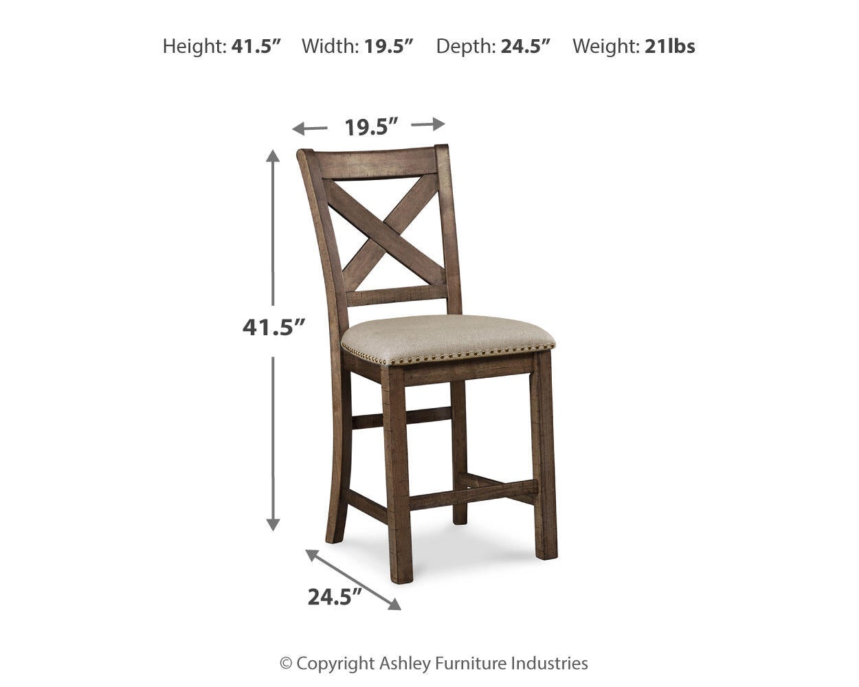 Ashley Express - Moriville Upholstered Barstool (2/CN)