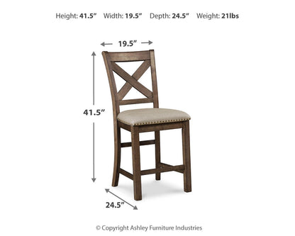 Ashley Express - Moriville Upholstered Barstool (2/CN)