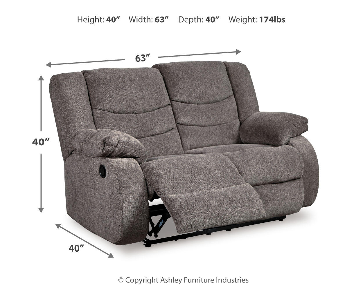 Tulen Reclining Loveseat