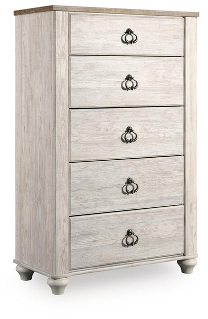 Willowton Five Drawer Chest