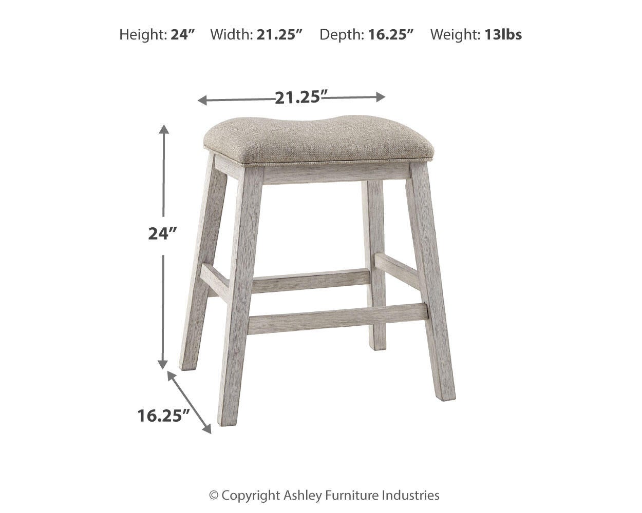 Ashley Express - Skempton Upholstered Stool (2/CN)
