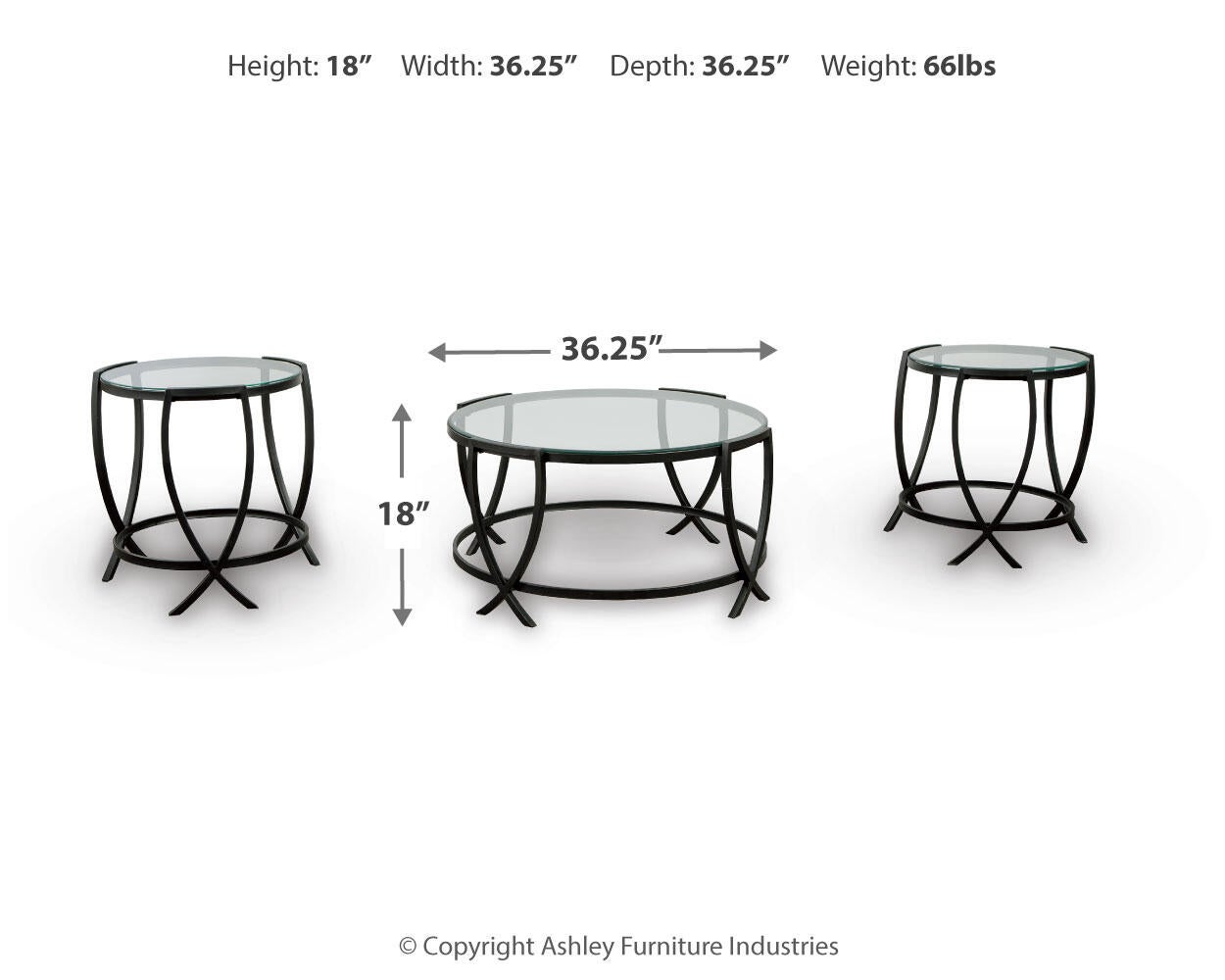 Ashley Express - Tarrin Occasional Table Set (3/CN)