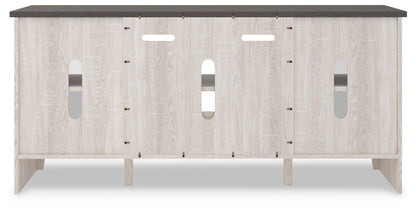 Ashley Express - Dorrinson LG TV Stand w/Fireplace Option
