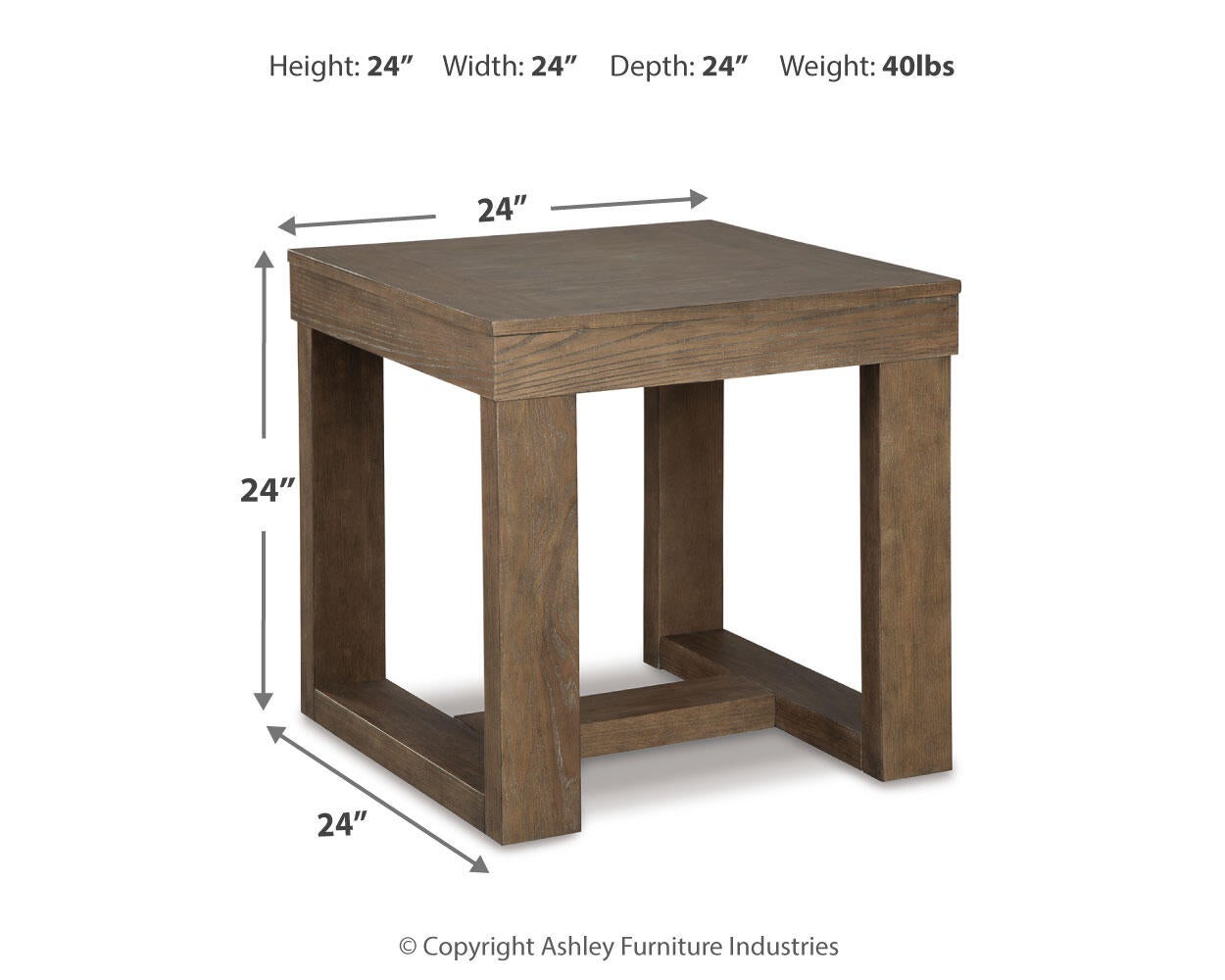 Ashley Express - Cariton Square End Table