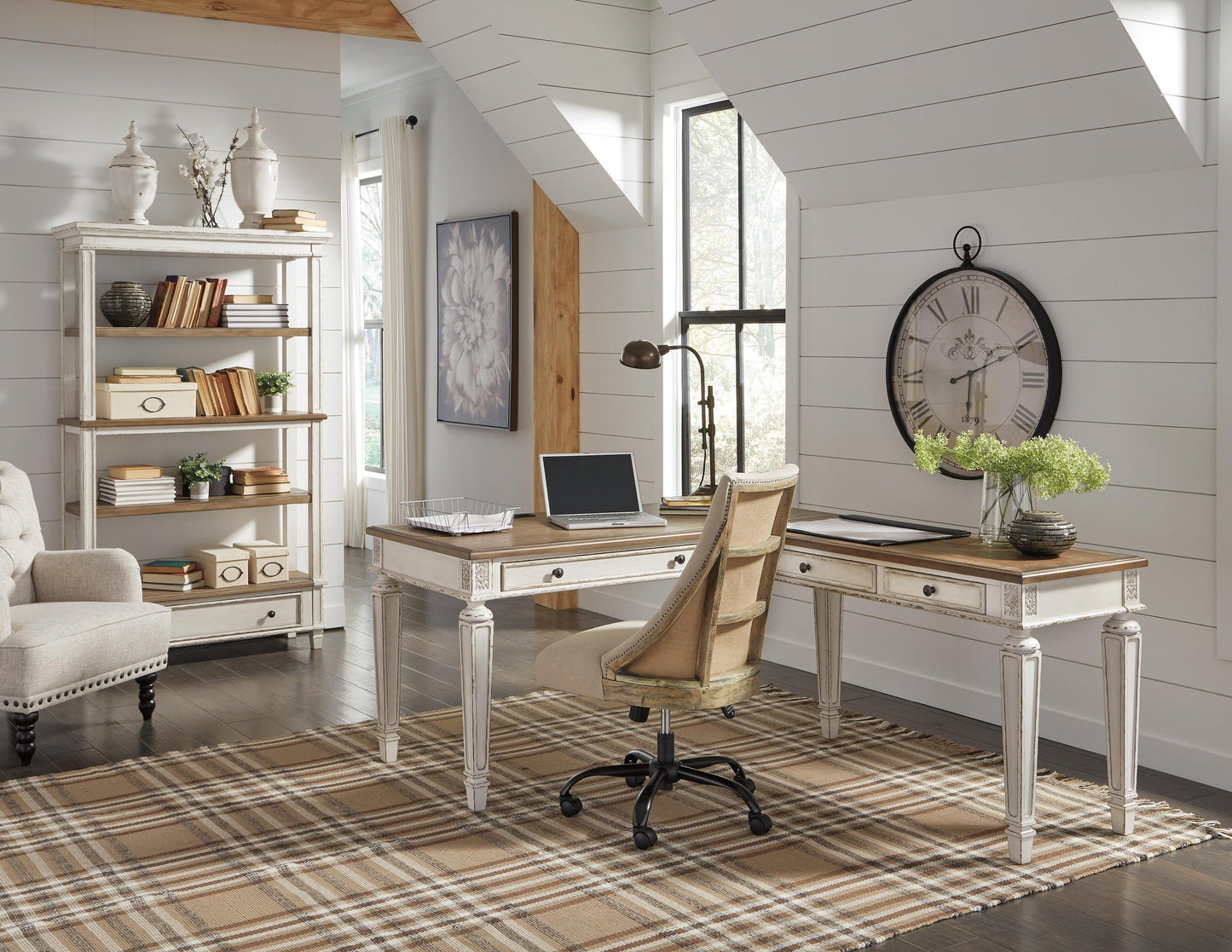 Ashley Express - Realyn 2-Piece Home Office Desk