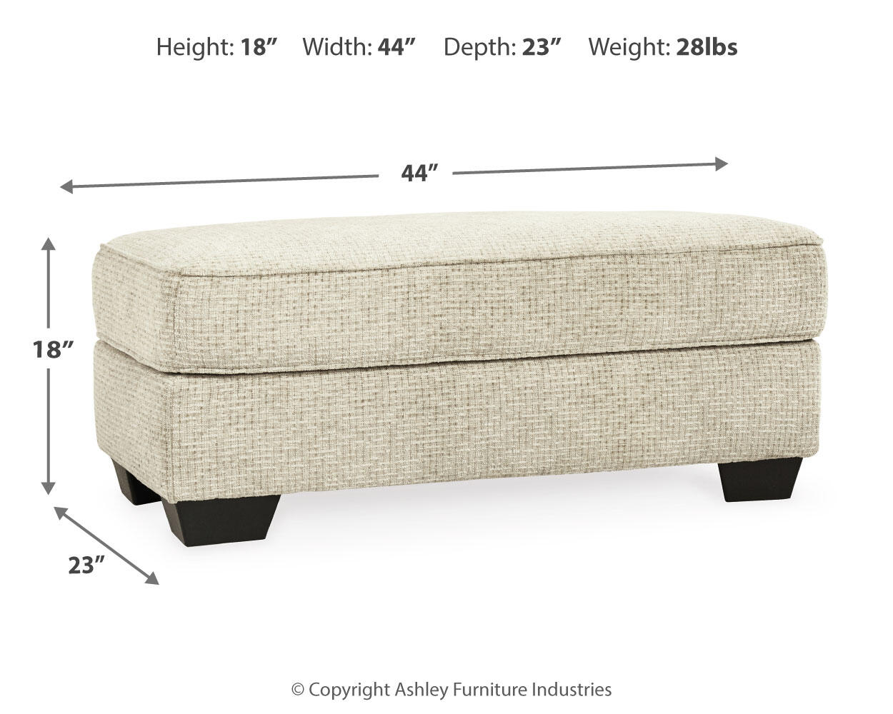 Ashley Express - Monaghan Ottoman