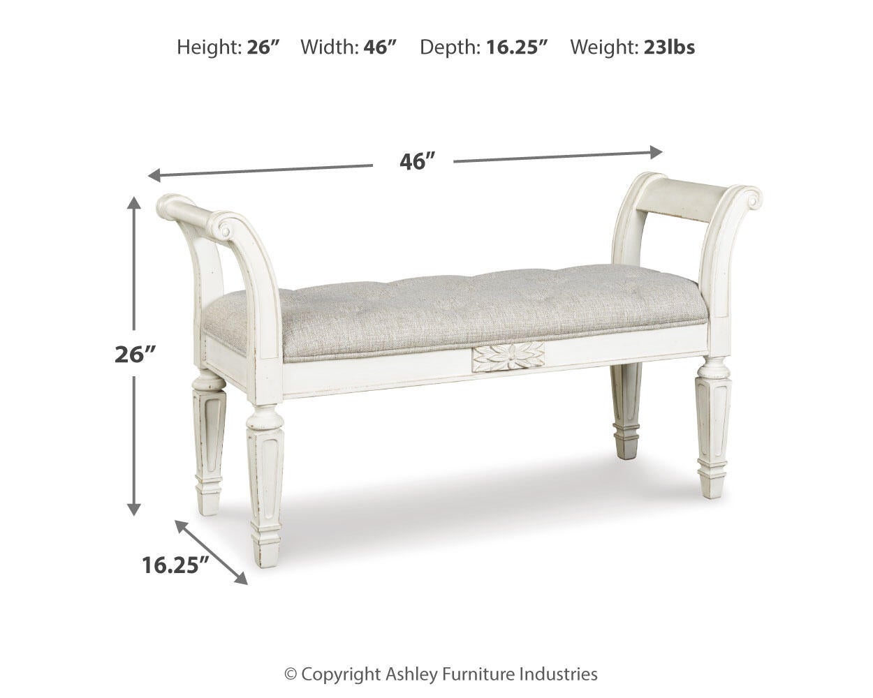 Ashley Express - Realyn Accent Bench