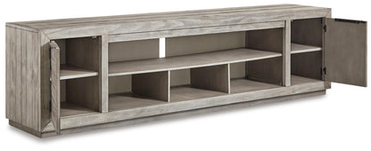Naydell XL TV Stand w/Fireplace Option