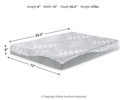 Ashley Express - 8 Inch Memory Foam California King Mattress