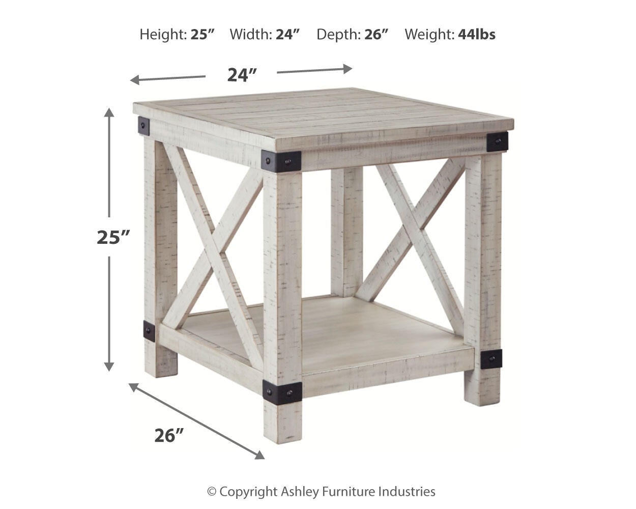 Ashley Express - Carynhurst Rectangular End Table