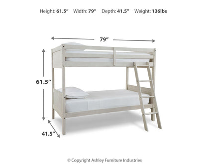 Robbinsdale Twin/Twin Bunk Bed w/Ladder
