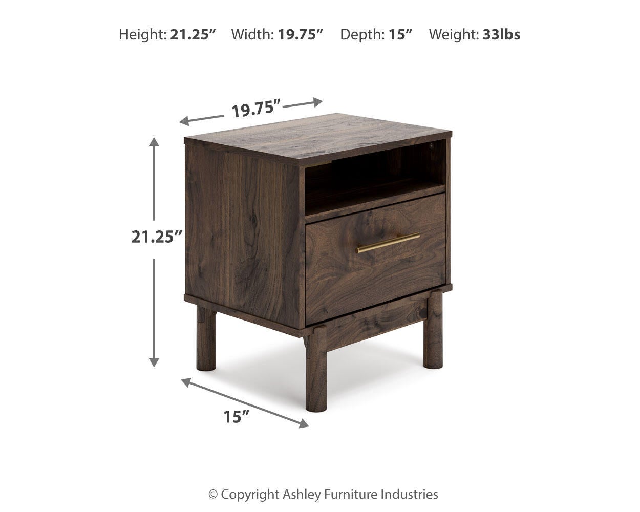 Ashley Express - Calverson One Drawer Night Stand