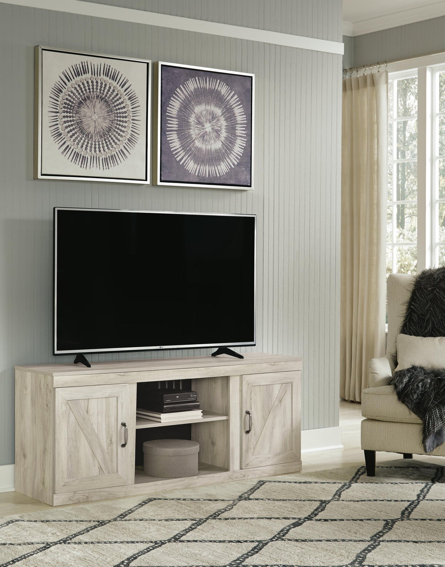 Ashley Express - Bellaby LG TV Stand w/Fireplace Option