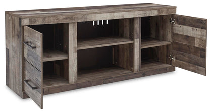 Ashley Express - Derekson LG TV Stand w/Fireplace Option