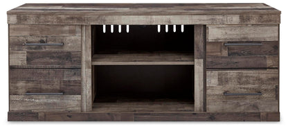 Ashley Express - Derekson LG TV Stand w/Fireplace Option