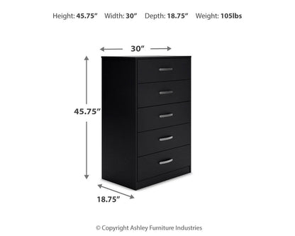 Ashley Express - Finch Five Drawer Chest