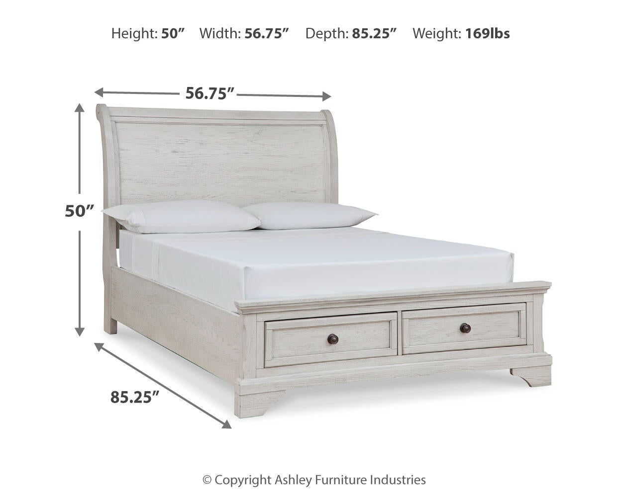 Ashley Express - Robbinsdale Full Sleigh Storage Bed