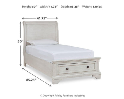 Ashley Express - Robbinsdale Twin Sleigh Storage Bed