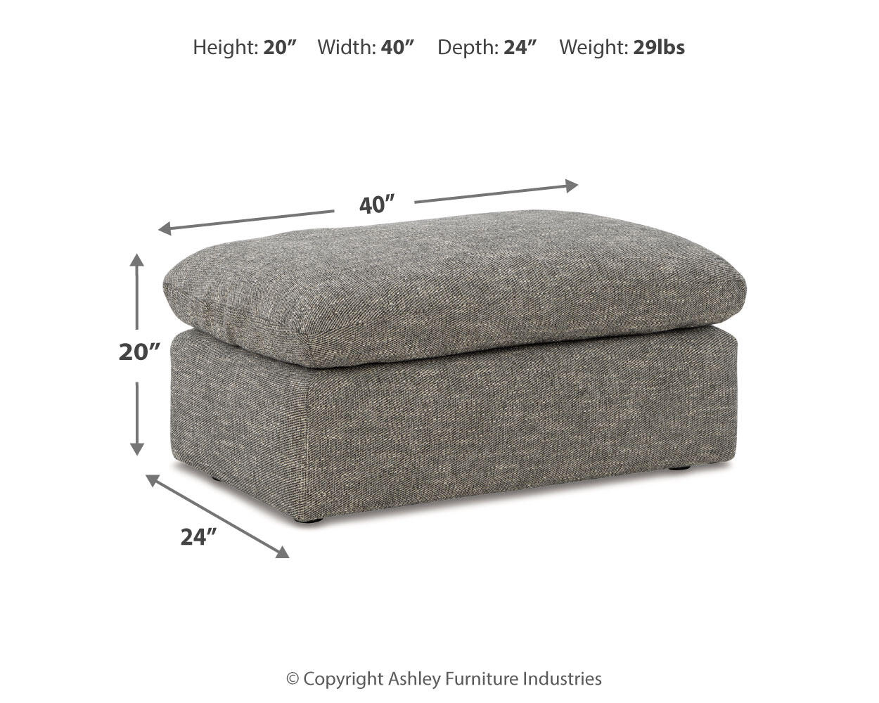 Ashley Express - Dramatic Ottoman