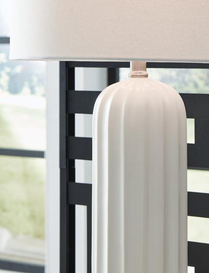 Ashley Express - Clarkland Ceramic Table Lamp (2/CN)