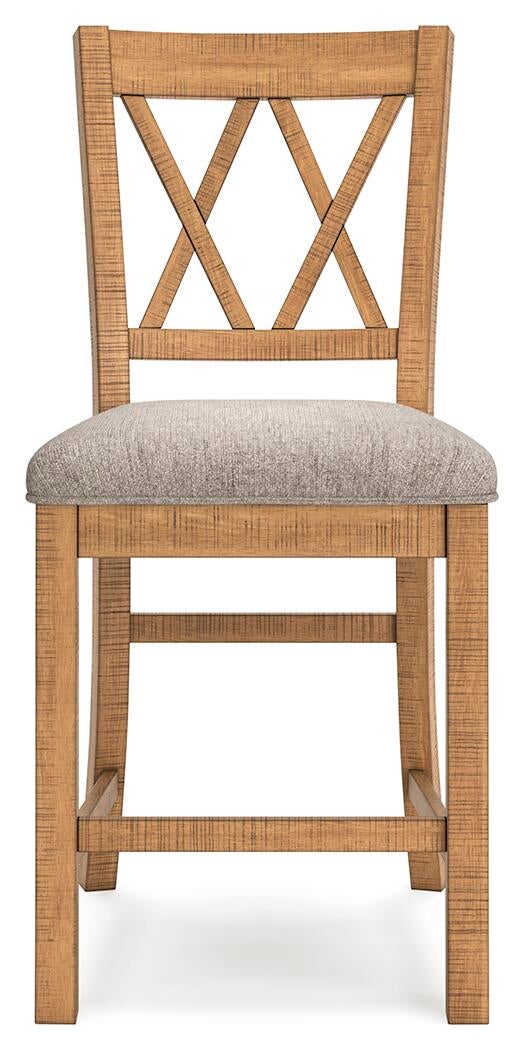 Ashley Express - Havonplane Upholstered Barstool (2/CN)