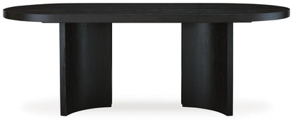 Rowanbeck Oval Dining Room Table