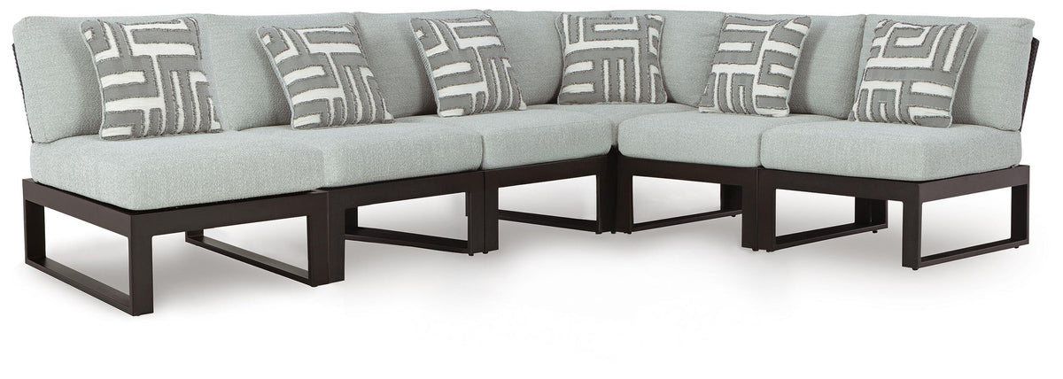 Ashley Express - Beachloft 6-Piece Outdoor Sectional