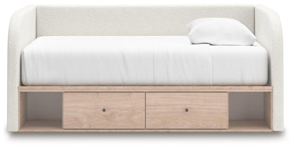 Arloster Twin Upholstered Day Bed with Storage