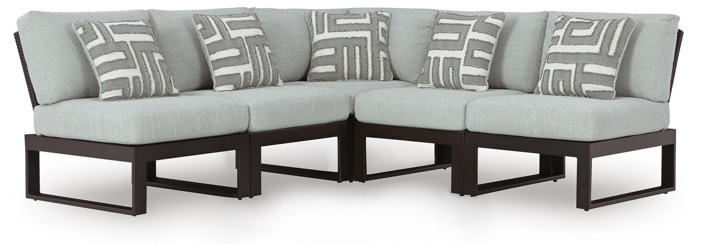 Ashley Express - Beachloft 5-Piece Outdoor Sectional