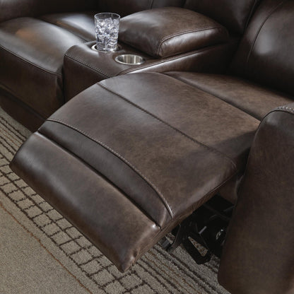Crossplex PWR REC Loveseat/CON/ADJ HDRST