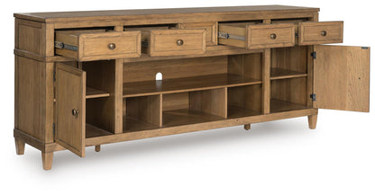 Sharlance XL TV Stand w/Fireplace Option