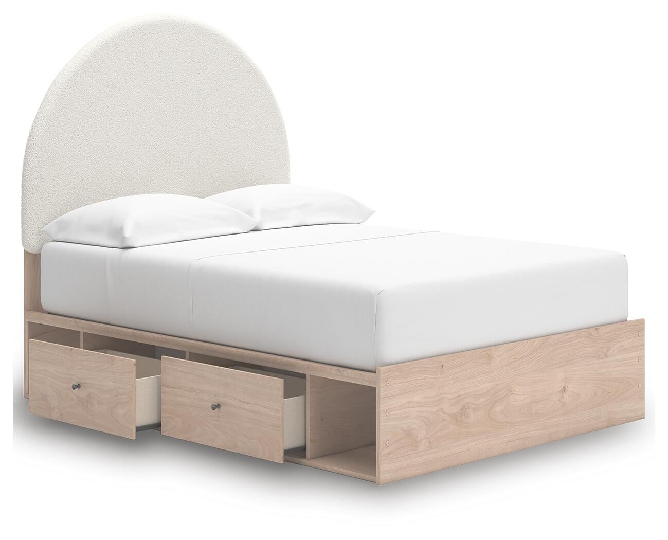 Arloster Full Upholstered Panel Bed with Storage