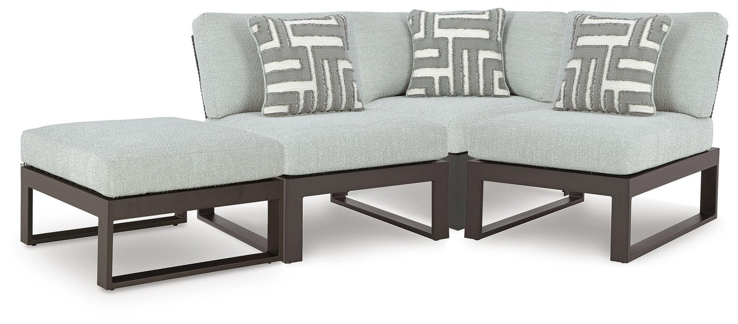 Ashley Express - Beachloft 4-Piece Outdoor Sectional