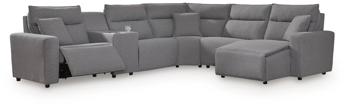 Modmax II 6-Piece Power Reclining Sectional with Chaise and Console