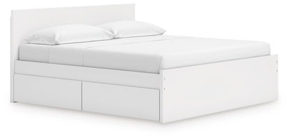 Ashley Express - Onita King Panel Platform Bed with 2 Side Storage