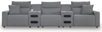Modmax II 5-Piece Power Reclining Sectional with Audio Consoles