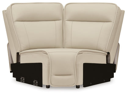 Double Deal 5-Piece Reclining Sectional with Console