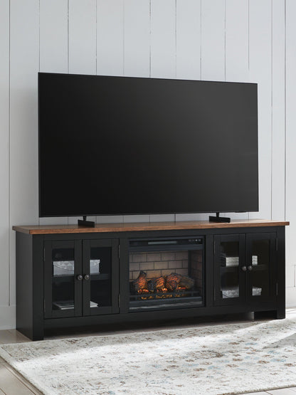 Wildenauer 76" TV Stand with Electric Fireplace