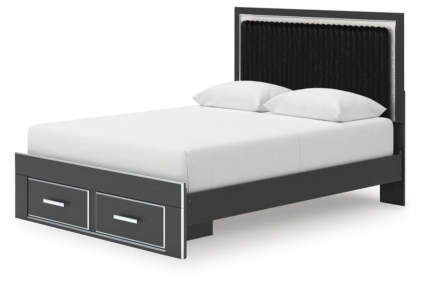 Zuraleus Queen Upholstered Panel Storage Bed
