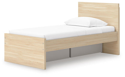 Ashley Express - Onita Twin Panel Platform Bed with 1 Side Storage