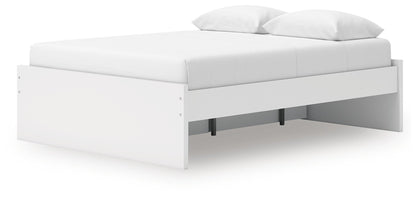 Ashley Express - Onita Queen Platform Bed with 1 Side Storage