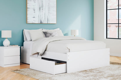 Ashley Express - Onita Queen Platform Bed with 1 Side Storage