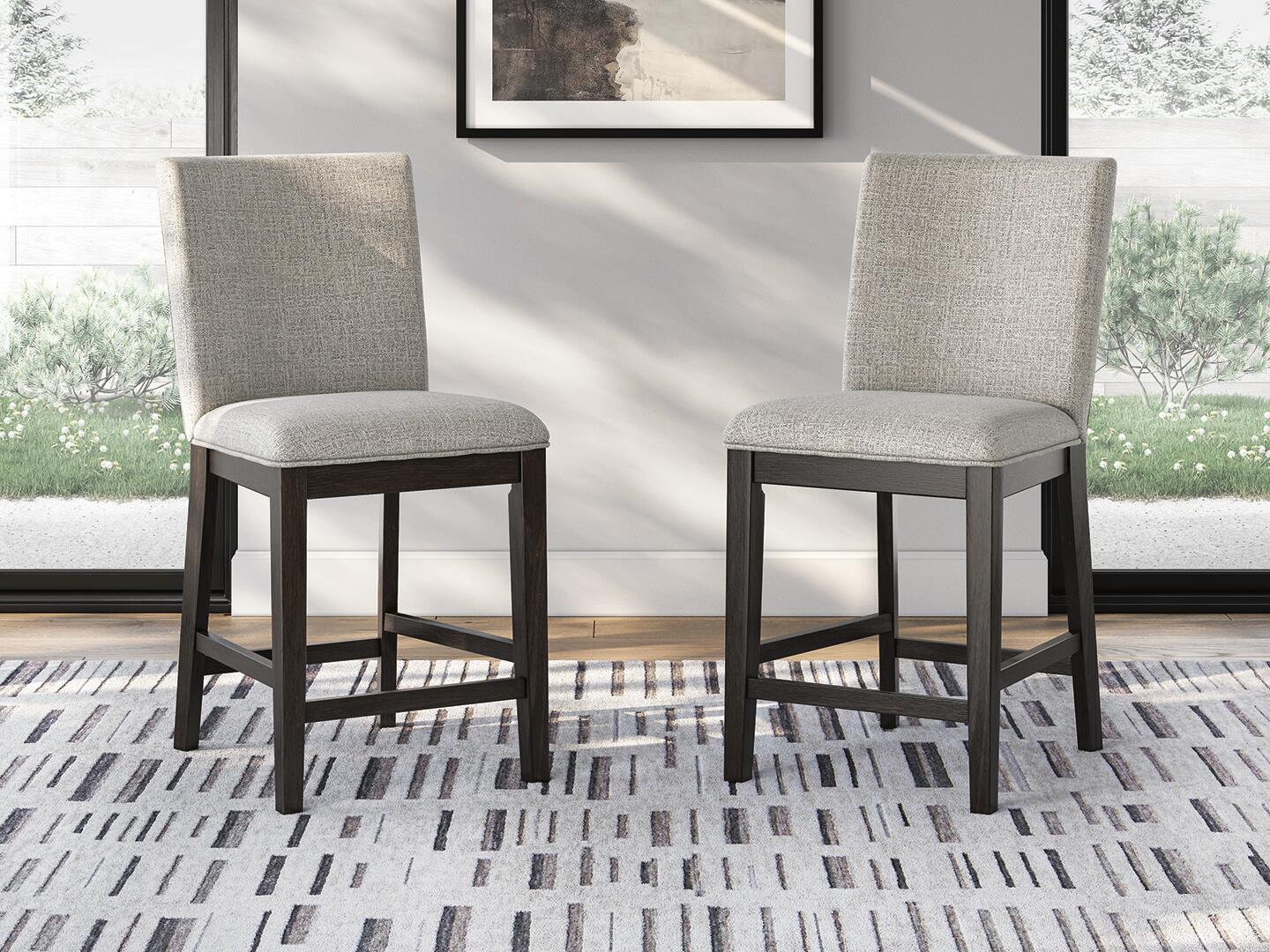 Ashley Express - Neymorton Upholstered Barstool (2/CN)