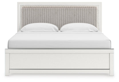 Zuraleus King Upholstered Panel Bed